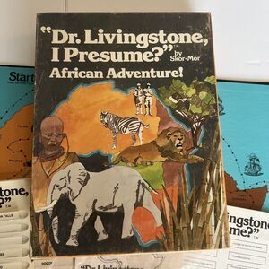 DR. LIVINGSTONE I PRESUME? AFRICAN ADVENTURE! Board Game COMPLETE Skor-Mor VTG